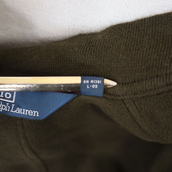 Vintage NWT Polo Ralph Lauren Men's Small Brown Suede Leather Bomber Jacket NEW - Picture 13 of 16